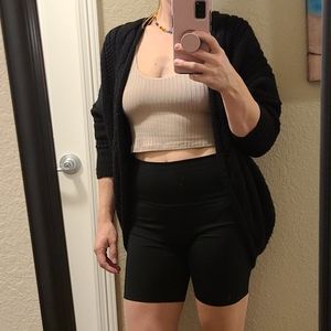 Black sweater cardigan